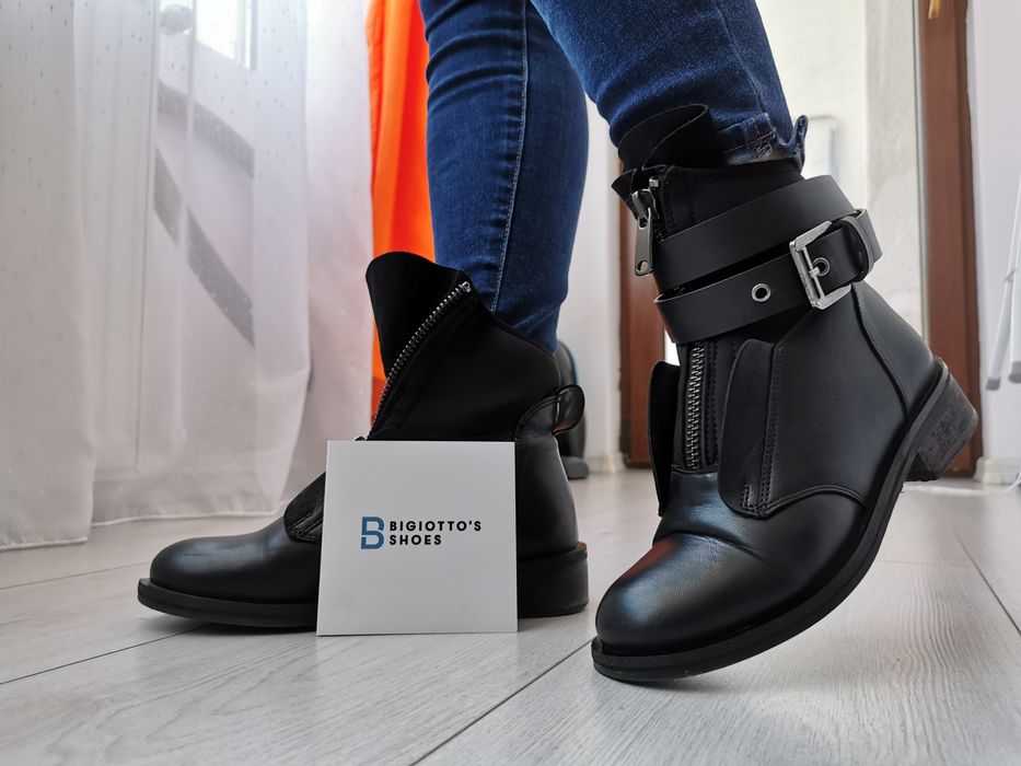 Ghete piele, Bigiotto's shoes 23cm