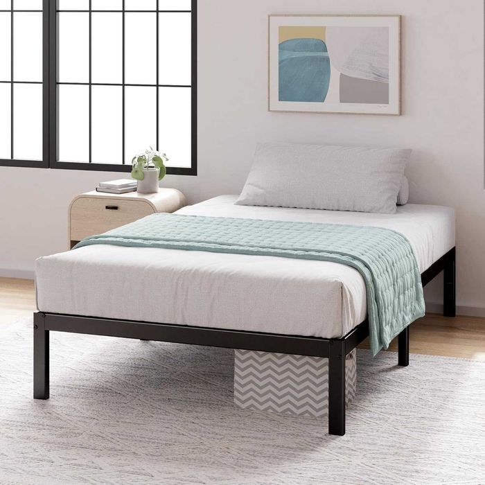 Cadru pat metalic 1 persoana ZINUS 90lx190Lx35H cm, REDUS de la 550RON