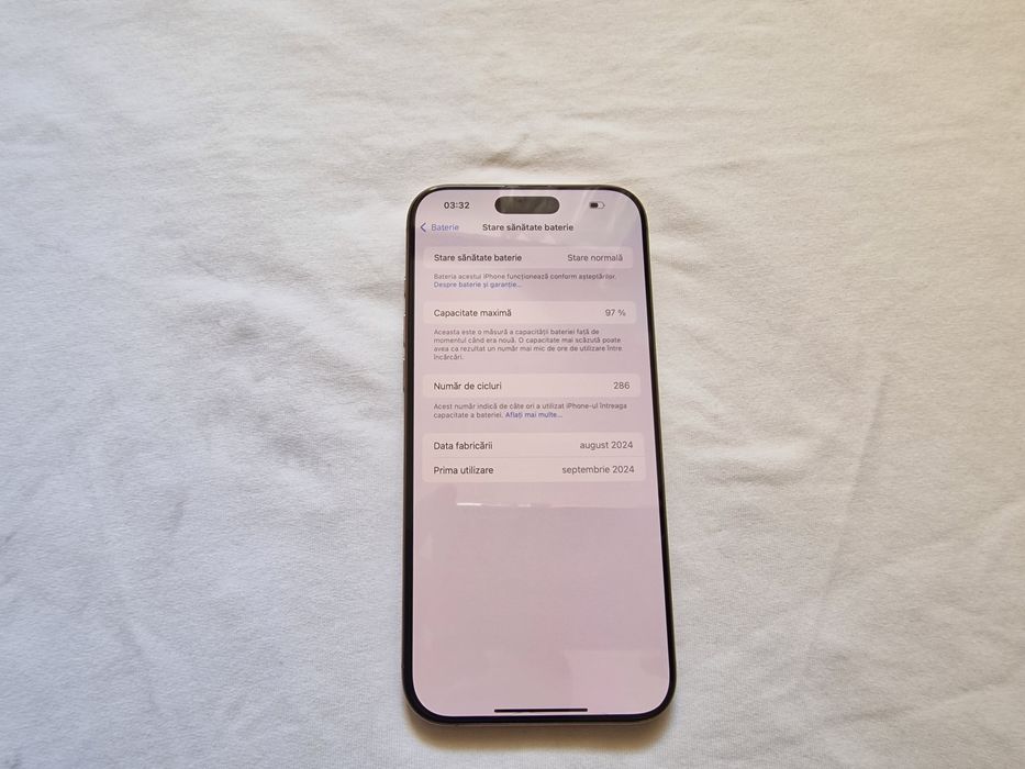 IPHONE 16 PRO MAX 256GB,  impecabil Desert