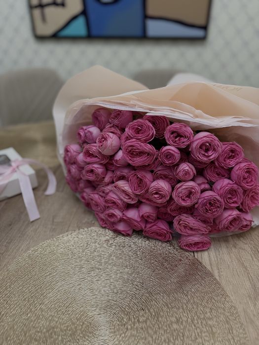 Кустовые розы, свежие 50шт
