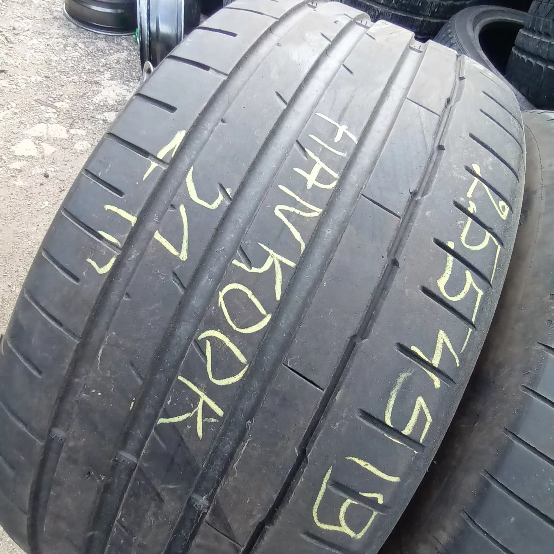 255 45 19 HANKOOK 2бр.летни дот 2021г