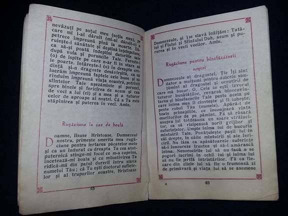 Rugaciuni si invataturi de credinta ortodoxa,Manastirea NEAMT,1984