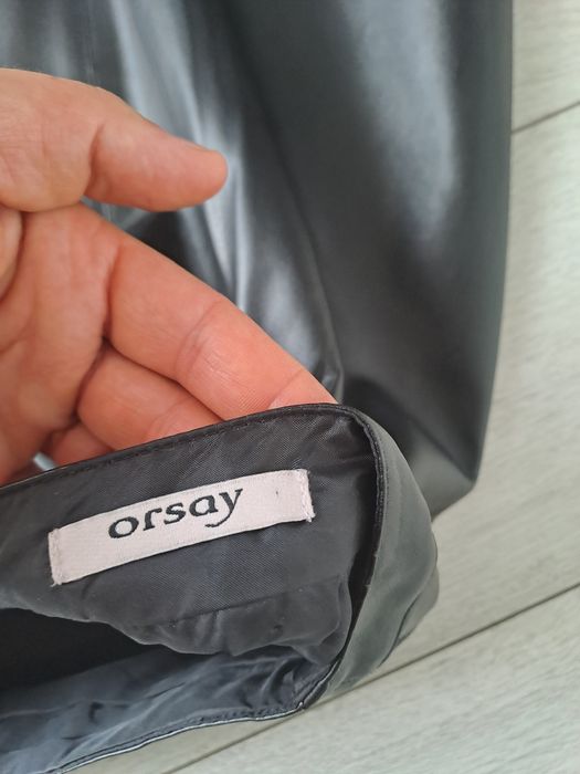 Fusta imitatie piele orsay