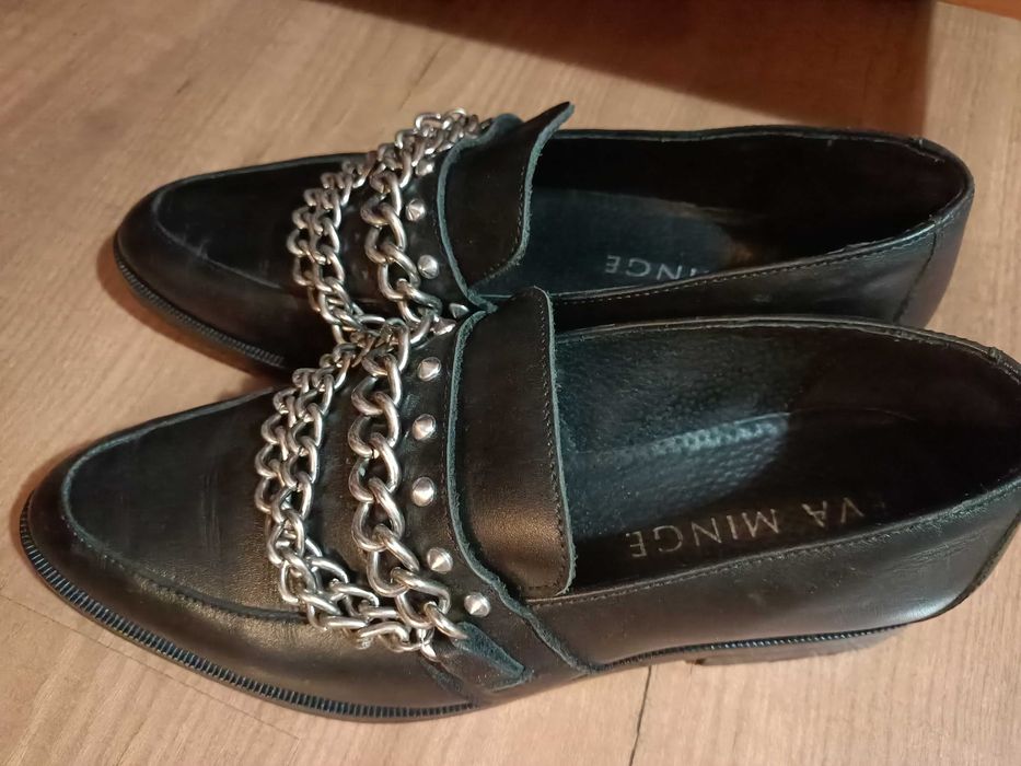 Pantofi piele Oxford Eva Minge