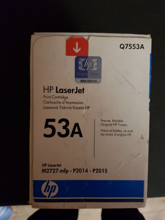 ТОНЕР HP 312X Blask ,HP 53A Black Original LaserJet