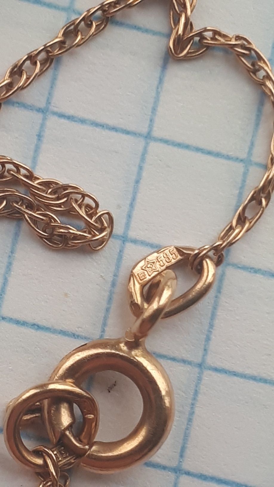 цепочка золото,  brend Turkiya, желтой 585-п, 2.59-грам.цена за грам