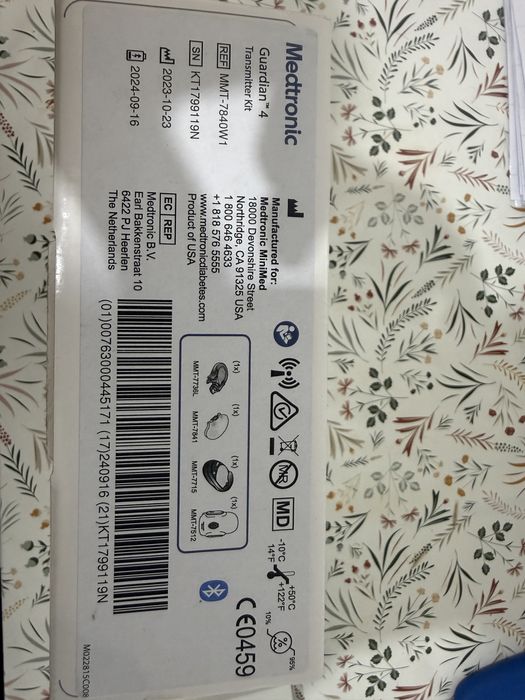 Senzor Medtronic G4 - potrivit doar pt pompa de insulina