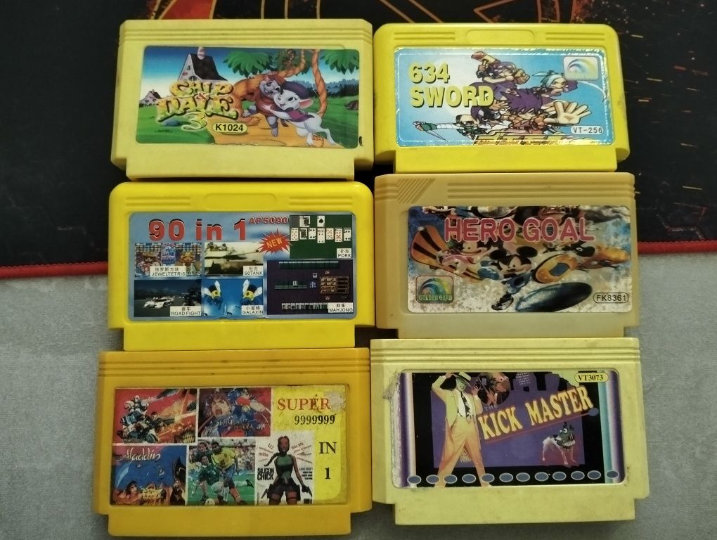 Casete de colecție famicom/terminator/pegasus