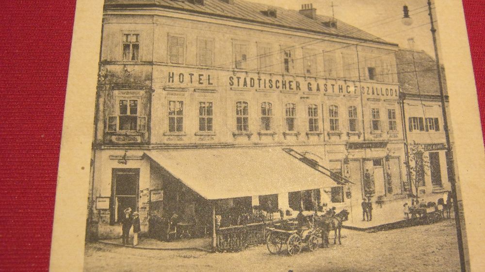 Ilustrata veche,Carte Postala,REGHIN,Szaszregen,Hotel orasenesc .
