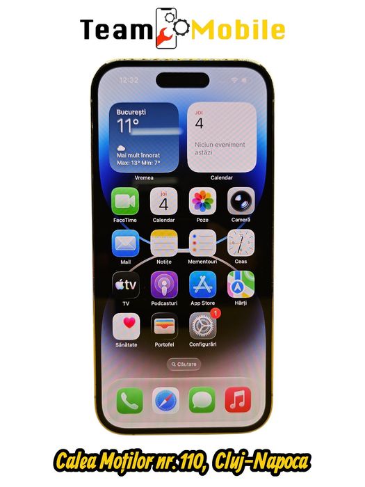 iPhone 14 Pro 128GB Silver Baterie 100%