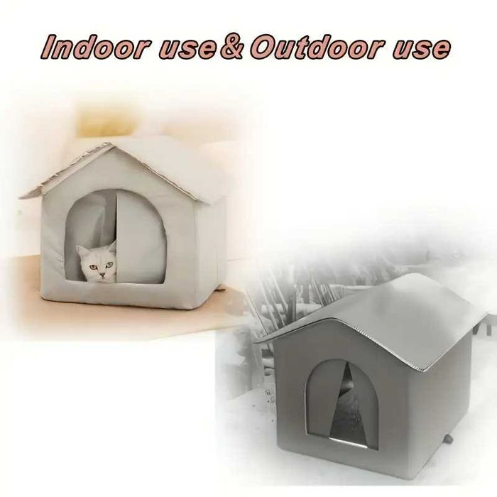 Непромокаема къща за кучета и котки подходяща за открито и закрито