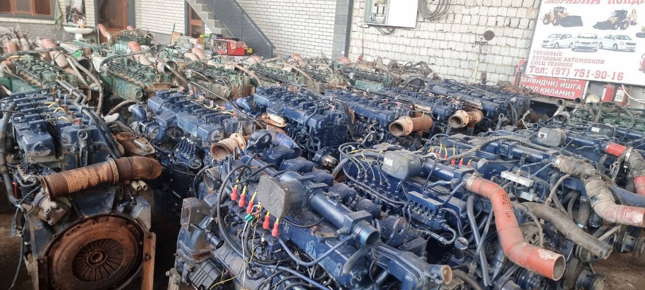 HOWO SHACMAN CAMS даф волво  Газ маторлар сотилади.