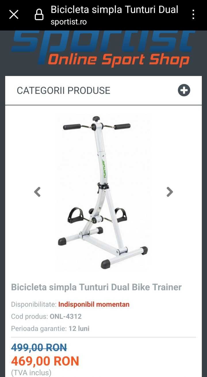 Vând bicicleta recuperare, foarte puțin folosită 
Preț 210 lei.