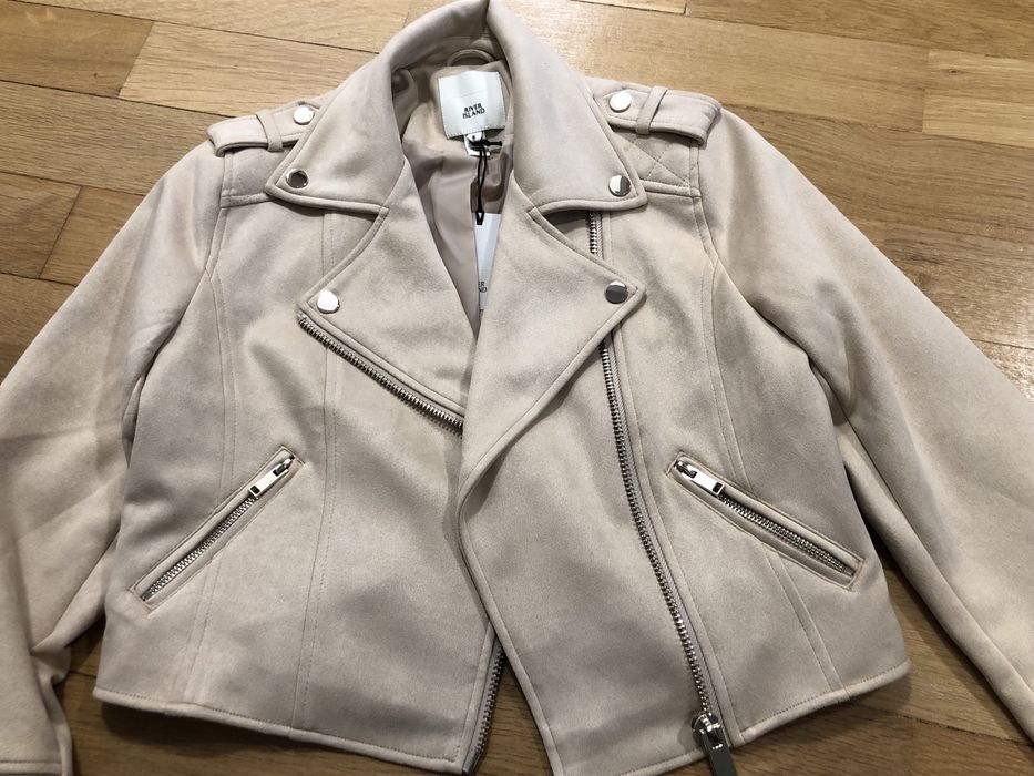 Geaca de primavara crem River Island noua