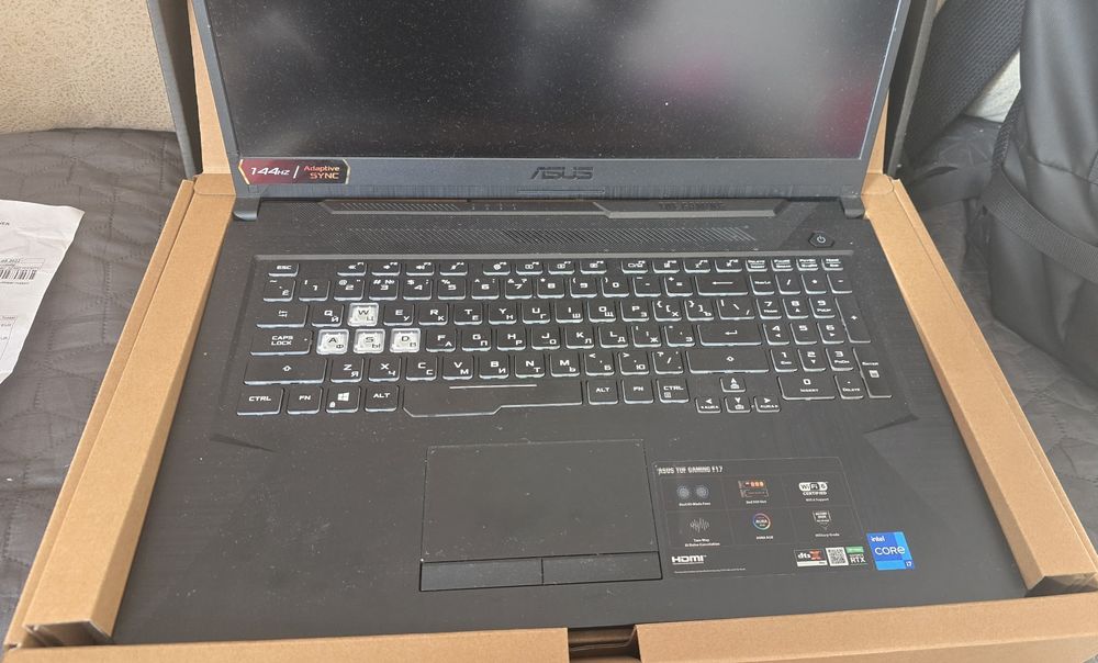 ASUS tuf gaming f17 fx706