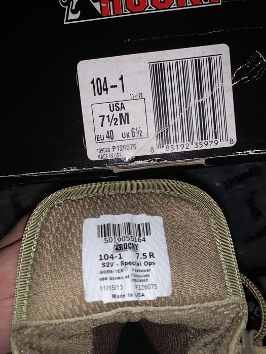 Rocky S2V , Bocanci militari tactici izolati, impermeabilă, 400G