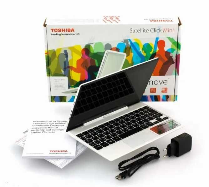 Tableta + Laptop 2-in-1 TOSHIBA noua sigilata Full HD 2 Baterii 13 ore