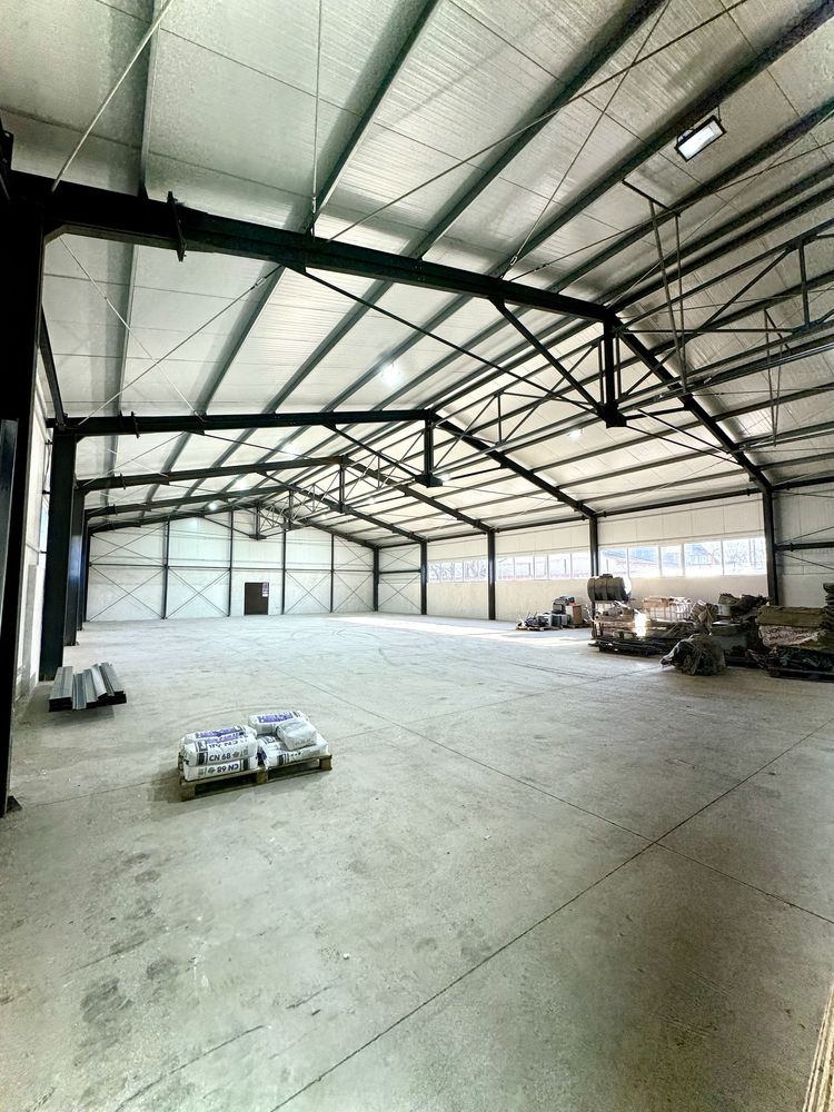 Inchiriez hala industriala NOUA cu acces Tir 750mp BUZAU Transilvaniei