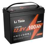Baterie LiFePo4 12V 100Ah slim noua + MPPT Litime 30A solar