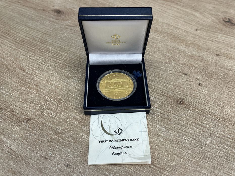 Златна монета 2000 Schiling Vienna Philharmonic 1 oz 999.9