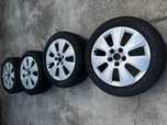 Jante R17 oem audi 5x112 cu anvelope vara dot22 goodyear 225/50/17