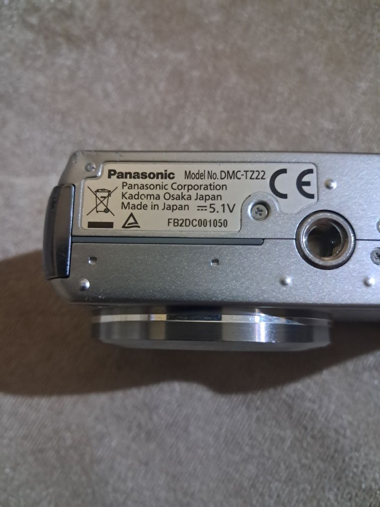 Фотоапарат Panasonic DMC-TZ22, 14,1 mp с GPS
