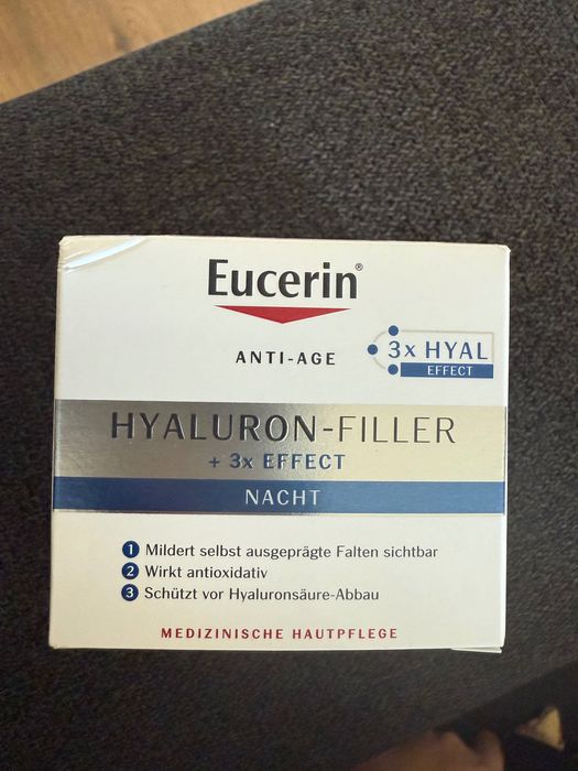 Eucerin Hyaluron-Filler Нощен крем за лице против бръчки 50 мл