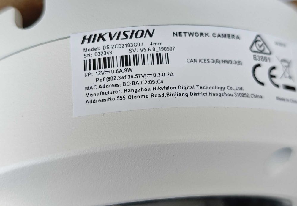 8MP IP куполна камера Hikvision DS-2CD2183G0-I