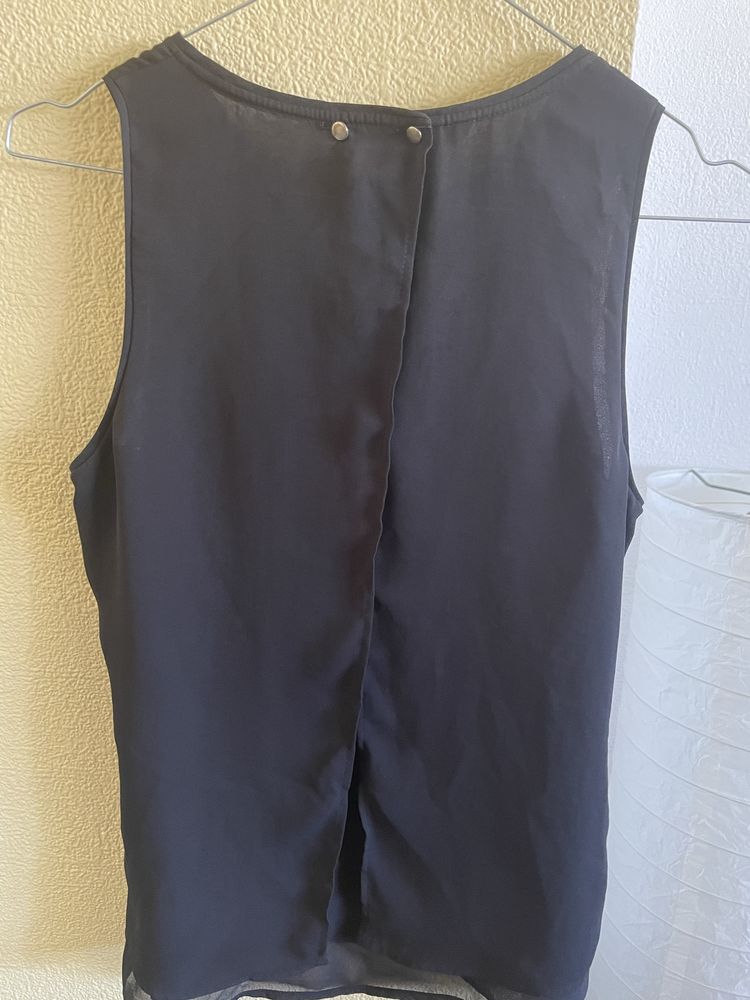 H&M черен потник, офис облекло