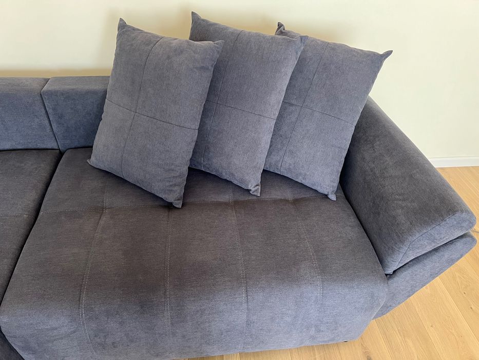 Coltar Gri Antracit, extensibil, spatiu de depozitare.