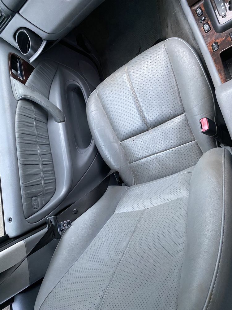 Interior piele gri full electric Mercedes W163
