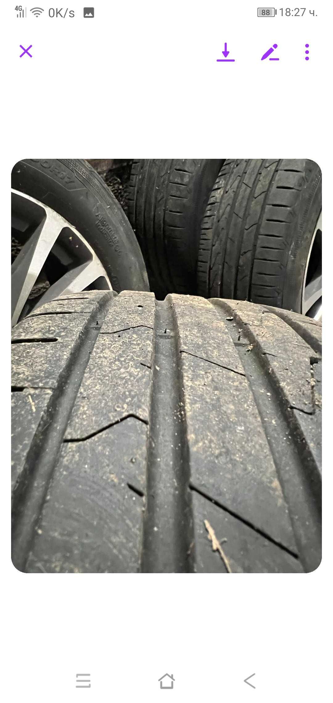 Гуми Ханкоок летни 215*60*17