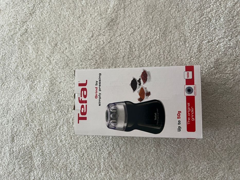 Râșniță Original TEFAL GT110838, 180 W, 50 g, design modern, lame inox