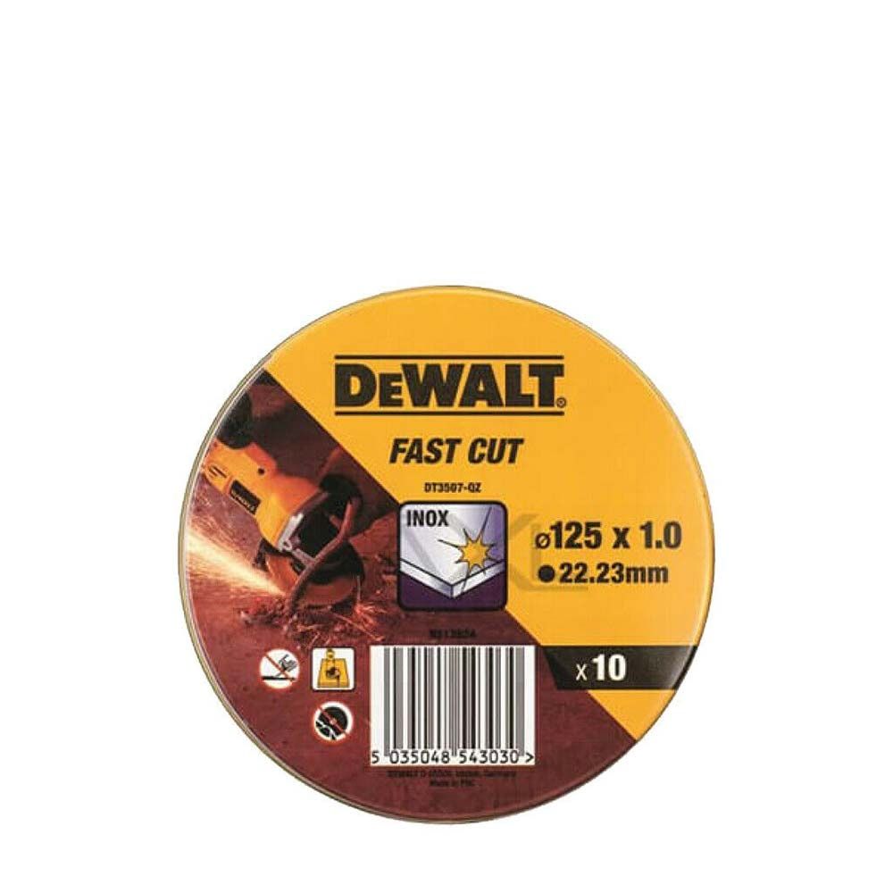 DeWALT Диск за ъглошлайф 125мм /10бр.