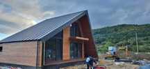 Casa structura lemn cabana tip A Frame 48mp