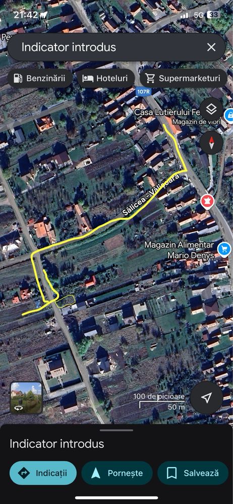 teren cu autorizatie salicea