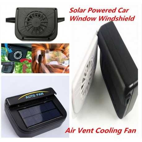 Ventilator cu panou Solar pentru Geam Automobil, cu cheder de Cauciuc
