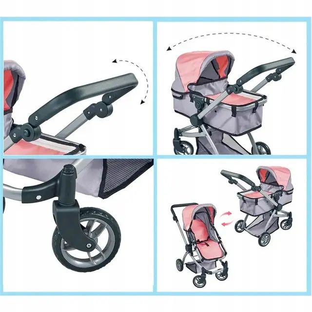 Коляска для кукол регулируимый