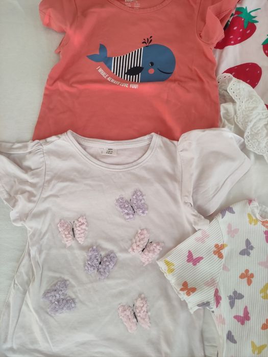 Лот летни дрешки за момиче 116р.