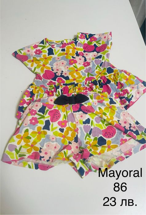 Къси панталонки, блузи, рокли на Mayoral Guess 86 размер