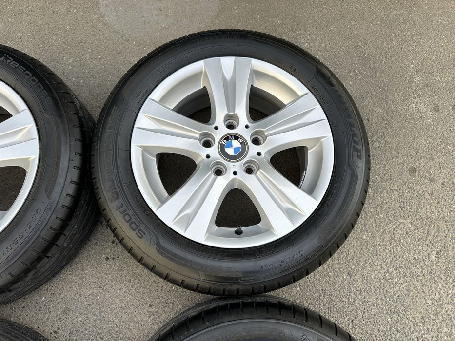 Roti originale bmw seria 1 e87 cu anvelope NOI de vara 205/55/16