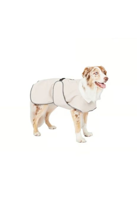 Кучешка дреха-дъждобран, гумиран с вата и светлоотразителни елементи