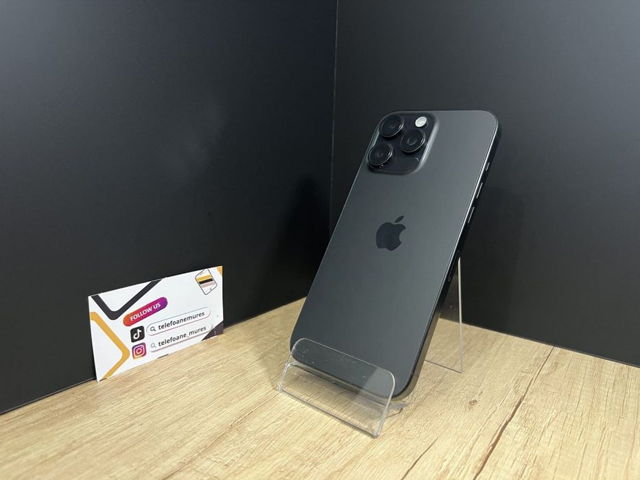 iPhone 16 Pro Max 256Gb Black Titanium Produs Second-Hand Satisfăcător