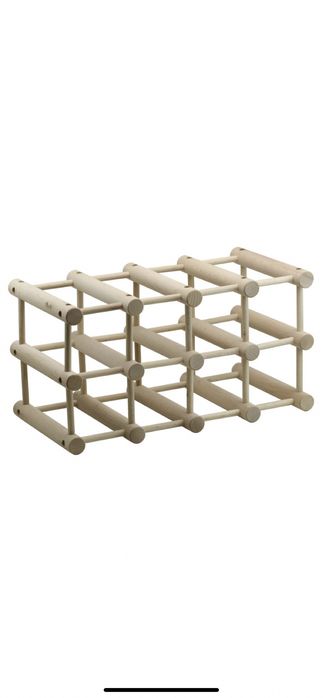 Rastel vin 12 sticle lem masiv netratat sau vopsit maro