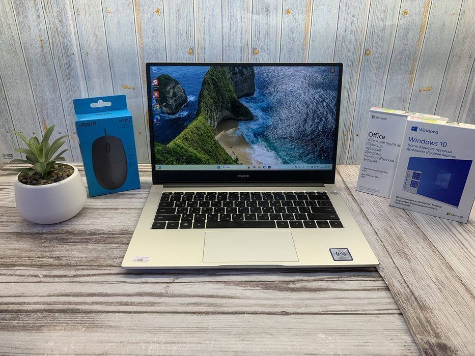 Ноутбук для учебы HUAWEI MateBook D14 | Core i3-1115G4 | 8GB | 256GB