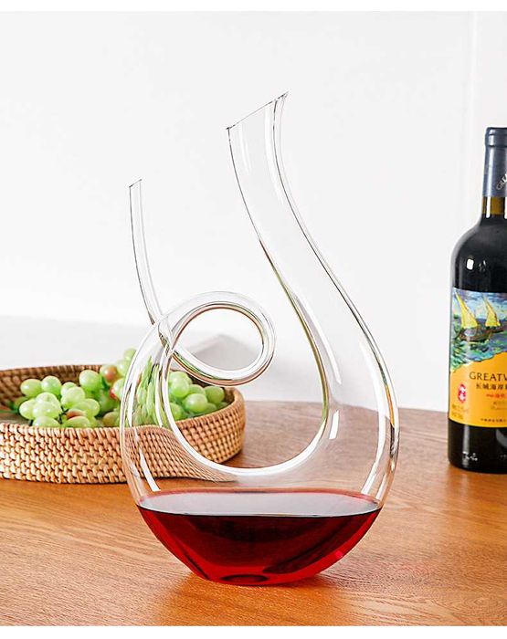 ~Model Nou* Decantor Carafa Vin Sticla Transparenta Calitate Premium~