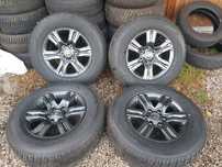 Jante toyota hilux cu anv noi m+s 265/65r17 bridgestone
