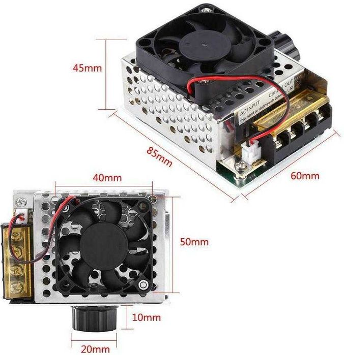 Regulator turatie motor curent alternativ putere 4KW 220V Nou!
