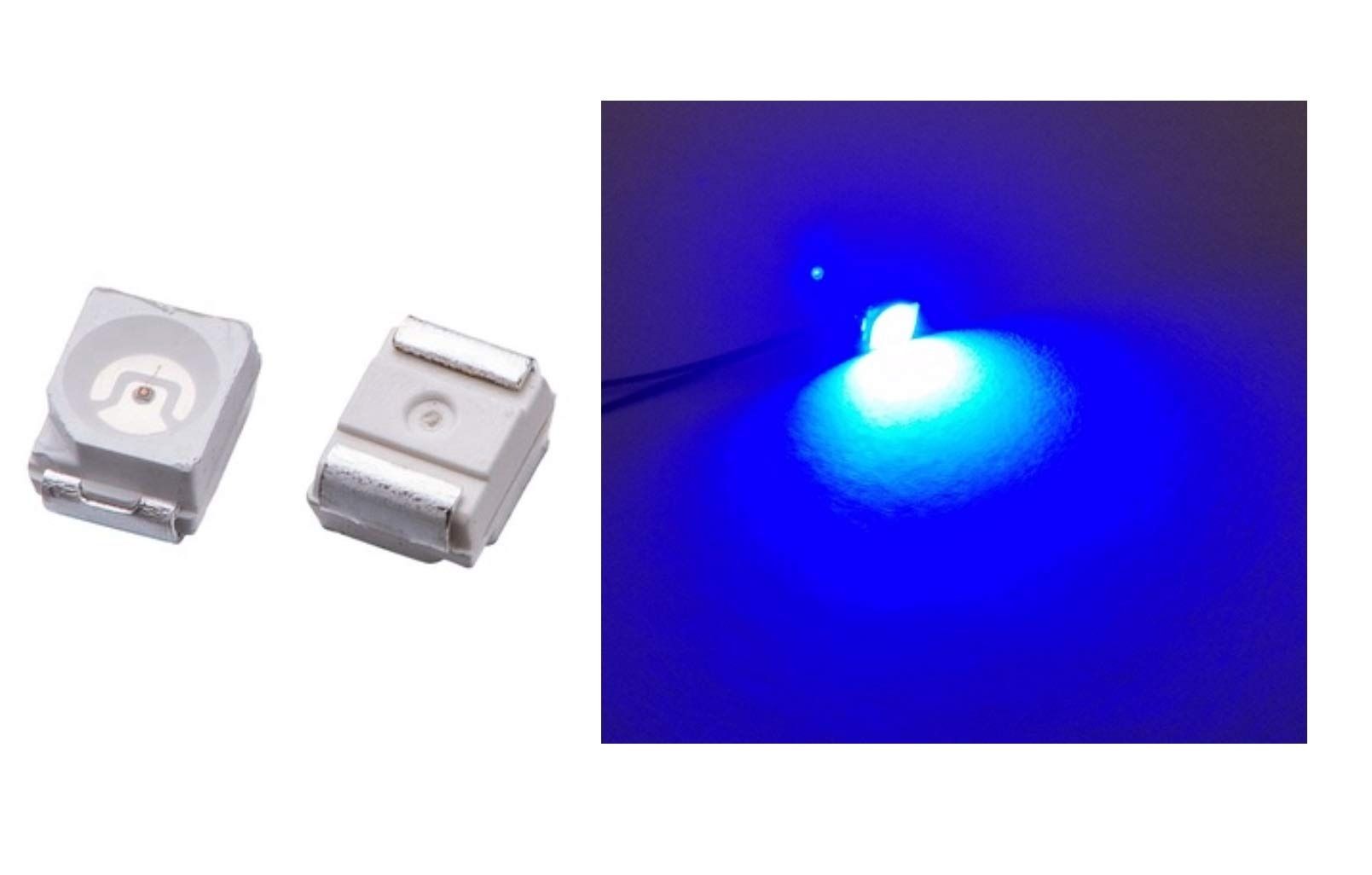 СМД Светодиодны 3528 синий, красный и зелёный. SMD 3528 led