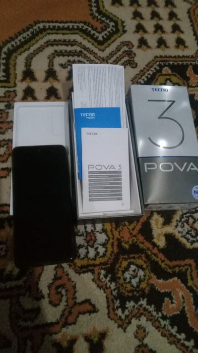 Срочно продам смартфон Tehno Pova3 6/128гб в идеальном состоянии